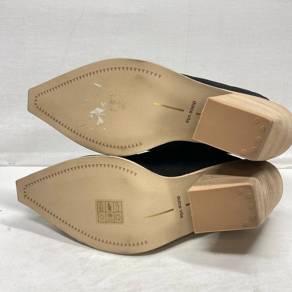 Dolce‎ Vita Sofi Black Suede Block Heel Mule
Ankle Boot - Picture 9 of 10